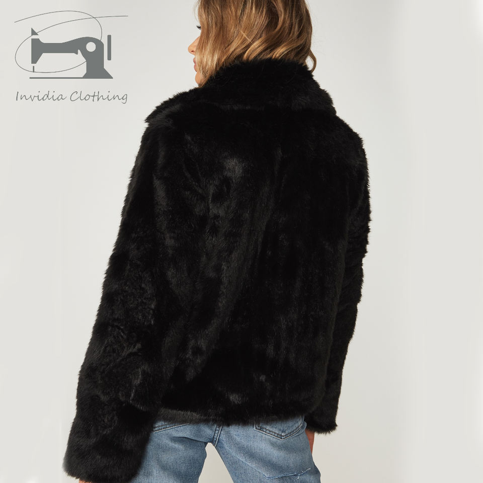 Fur Jacket With Pocket