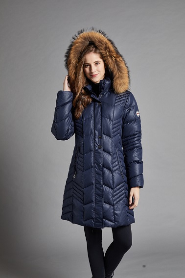 Down Padded  Jacket With Luxury Fur