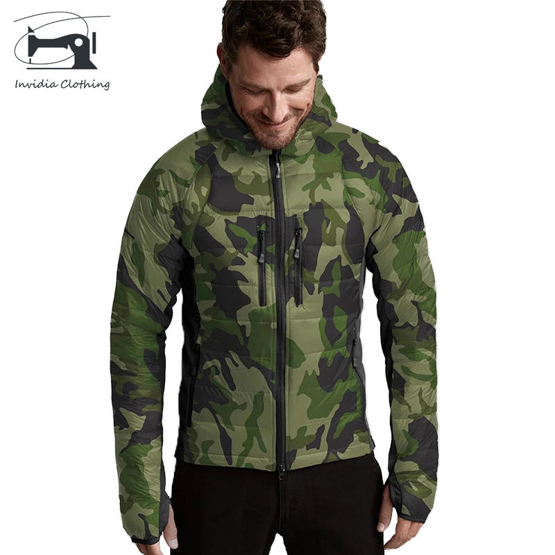 Mens' army print sport jacket