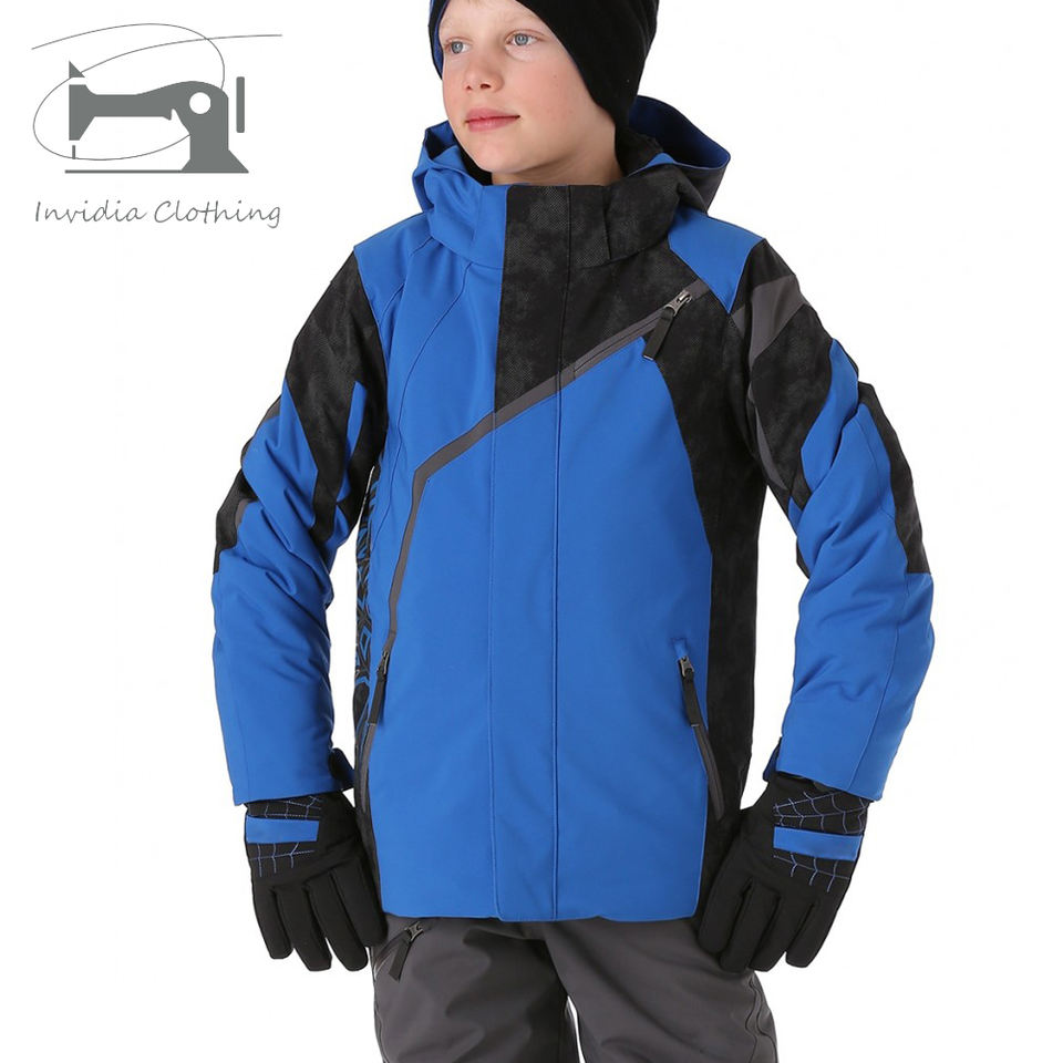 Boys sporty winderproof warm padded jacket