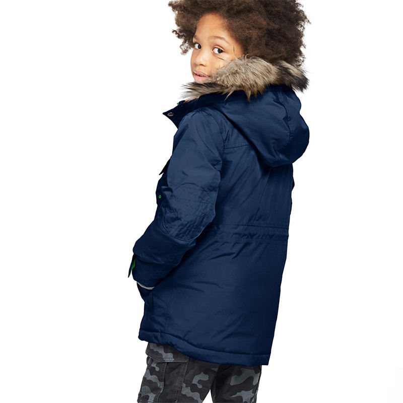 Boys sporty windproof warm jackets